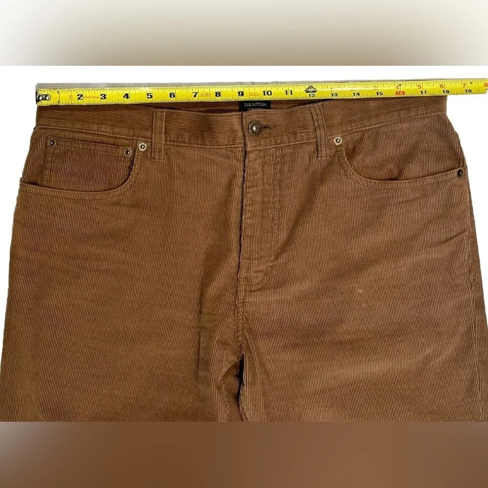 J CREW JEANS CUT CORDUROY PANTS 34 X 30 COTTON 36 SLIM FIT 5 POCKET MENS